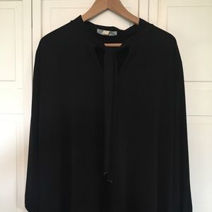 Michael Kors black long sleeve shirt